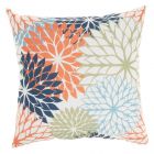 Nourison Home Aloha Indoor/Outdoor 20" x 20" Multicolor Throw Pillow