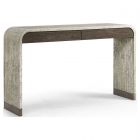 Jonathan Charles Gaia Console Table in White Smoke Eggshell