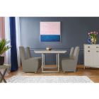 AICO Michael Amini Kathy Ireland Menlo Station Rectangular Dining Set