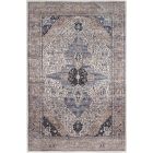 Nourison Home Grand Washables GRW05 4' x 6' Ivory Blue Vintage Indoor Rug (Dropshippable)