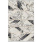 Nourison Home Elation ETN11 2' x 3' Ivory Grey Modern Indoor Rug (Dropshippable)