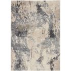 Nourison Home Fusion FSS16 5'3" x 7'3" Cream Grey Modern Indoor Rug
