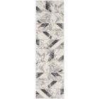 Nourison Home Elation ETN11 2'3" x 7'6" Ivory Grey Modern Indoor Rug (Dropshippable)