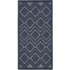 Nourison Home Versatile NRV01 2' x 4' Navy Blue Modern Rug (Dropshippable)