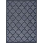Nourison Home Easy Care NES01 6' x 9' Navy Blue Modern Rug (Dropshippable)