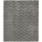 Nourison Home Dreamy Shag DRS03 7'10" x 9'10" Grey Shag Indoor Rug (Dropshippable)