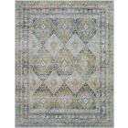 Nourison Home Ankara Global ANR07 8'10" x 11'10" Blue/Green Rectangle Vintage Indoor Rug