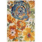 Nourison Home Allur ALR07 2' x 3' Ivory Multicolor Rectangle Contemporary Indoor Rug