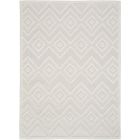 Nourison Home Versatile NRV01 5' x 7' Ivory/White Modern Rug (Dropshippable)