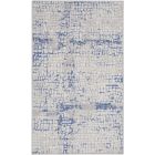Nourison Home Whimsicle WHS07 3' x 5' Grey Blue Modern Indoor Rug (Dropshippable)