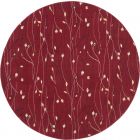 Nourison Home Grafix GRF15 8' x Round Red Contemporary Indoor Rug (Dropshippable)