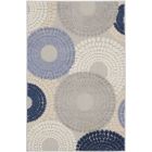 Nourison Home Aloha ALH29 2'8" x 4' Blue/Grey Rectangle Modern Rug