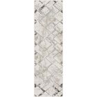 Nourison Home Glitz GLZ02 2'3" x 7'6" Ivory/Grey Modern Indoor Rug