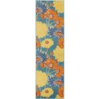 Nourison Home Allur ALR06 2'3" x 7'6" Turquoise Multicolor Runner Contemporary Indoor Rug