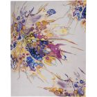 Nourison Home Prismatic PRS20 7'9" x 9'9" Grey Lilac Multi Modern Indoor Rug (Dropshippable)