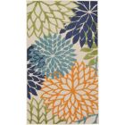 Nourison Home Aloha ALH05 3' x 5' Multicolor Rectangle Tropical Rug