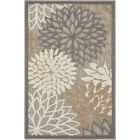 Nourison Home Aloha ALH05 2'8" x 4' Natural Rectangle Tropical Rug