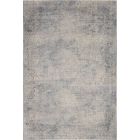 Nourison Home Rustic Textures RUS09 3'11" x 5'11" Ivory Light Blue Vintage Indoor Rug (Dropshippable)