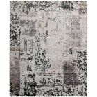 Nourison Home Silk Shadows SHA16 7'9" x 9'9" Silver Grey Vintage Indoor Rug (Dropshippable)