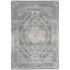 Nourison Home Starry Nights STN05 5'3" x 7'3" Charcoal/Creme Vintage Indoor Rug (Dropshippable)