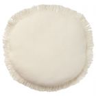 Nourison Home Sofia 20" x 20" Round Ivory Indoor Throw Pillow