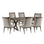 Artistica Home Ringo Rectangular Dining Set in Grigio