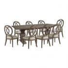 Artistica Home Axiom Rectangular Dining Set in Grigio