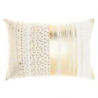 Nourison Home Sofia Metallic Print 14" X 20" Gold Indoor Throw Pillow