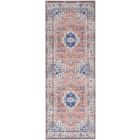 Nourison Home Fulton FUL11 1'10" x 5' Coral Vintage Indoor Rug