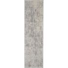 Nourison Home Rustic Textures RUS01 2'2" x 7'6" Ivory/Silver Modern Indoor Rug (Dropshippable)