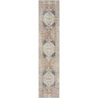 Nourison Home Astra Machine Washable ASW11 2'2" x 8' Denim Multicolor Runner Vintage Indoor Rug