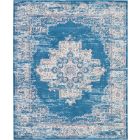 Nourison Home Grafix GRF14 8'6" x 12' Blue Vintage Indoor Rug