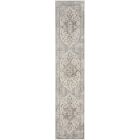 Nourison Home Astra Machine Washable ASW12 2'2" x 12' Grey Multicolor Runner Vintage Indoor Rug