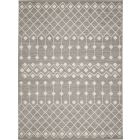 Nourison Home Grafix GRF37 7'10" x 9'10" Grey Bohemian Indoor Rug (Dropshippable)