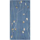 Nourison Home Grafix GRF15 2' x 4' Light Blue Contemporary Indoor Rug (Dropshippable)