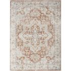 Nourison Home Astra Machine Washable ASW12 6'7" x 9' Gold Multicolor Rectangle Vintage Indoor Rug