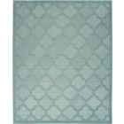 Nourison Home Easy Care NES01 8' x 10' Aqua/Teal Modern Rug (Dropshippable)