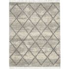 Nourison Home Oslo Shag OSL01 7'10" x 10'6" Ivory/Grey Shag Indoor Rug (Dropshippable)