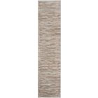 Nourison Home Elation ETN01 2'2" x 14' Ivory Grey Modern Indoor Rug (Dropshippable)