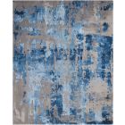 Nourison Home Prismatic PRS10 7'9" x 9'9" Blue/Grey Modern Indoor Rug (Dropshippable)