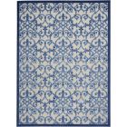 Nourison Home Aloha ALH21 7'10" x 10'6" Grey/Blue Rectangle Contemporary Rug