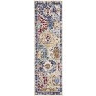 Nourison Home Grafix GRF31 2'3" x 7'6" Blue Multicolor Vintage Indoor Rug