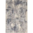 Nourison Home Rustic Textures RUS02 5'3" x 7'3" Blue/Ivory Modern Indoor Rug (Dropshippable)