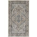 Nourison Home Quarry QUA05 2'2" x 3'9" Ivory/Grey Farmhouse Indoor Rug (Dropshippable)