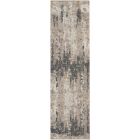 Nourison Home Tangra TNR05 2'2" x 7'6" Cream Grey Modern Indoor Rug