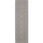 Nourison Home Jubilant JUB06 2'3" x 7'3" Ivory/Grey Farmhouse Indoor Rug (Dropshippable)