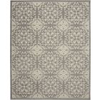 Nourison Home Jubilant JUB06 7'10" x 9'10" Ivory/Grey Farmhouse Indoor Rug (Dropshippable)