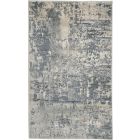 Nourison Home Quarry QUA04 2'2" x 3'9" Grey/Beige Modern Indoor Rug (Dropshippable)