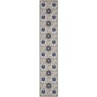 Nourison Home Aloha ALH19 2'3" x 12' Grey/Blue Runner Contemporary Rug