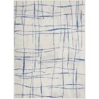 Nourison Home Whimsicle WHS09 6' x 9' Ivory Blue Modern Indoor Rug (Dropshippable)